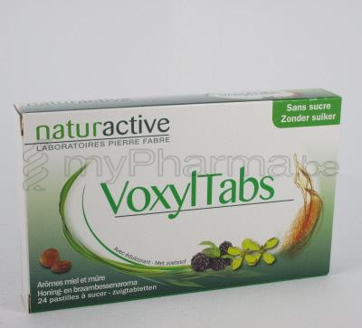 NATURACTIVE VOXYLTABS 24 ZUIGTABLETTEN (voedingssupplement)