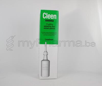 CLEEN ENEMA 133 ML OPL RECTAAL GEBRUIK   (geneesmiddel)