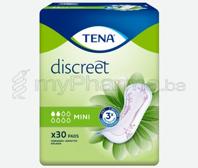 TENA DISCREET MINI 30 st                (medisch hulpmiddel)